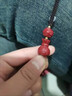 世希紅朱砂錢袋招財福袋掛件男女平安旺運飾品鑰匙扣聚財?shù)鯄嬍謾C鏈 【朱砂錢袋鑰匙扣】 曬單實拍圖