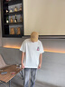 JEEP SPIRIT國潮刺繡重磅280g短袖t恤男2025新款夏季男士大碼寬松半袖體恤男 白色 XL 145-160斤 曬單實(shí)拍圖