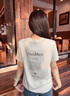 MaxMara 2025春夏女裝棉質(zhì)圓領(lǐng)短袖T恤9971015106& 米色 S 曬單實(shí)拍圖