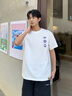 NBA官方-【新品】球場生活系列男女同款夏季運動潮流休閑T恤短袖 金州勇士/白色 L 曬單實拍圖
