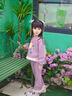 G.DUCKKIDS小黃鴨童裝女童春裝洋氣套裝兒童衛衣可愛(ài)兩件套寶寶春秋季衣服 粉色套裝 100 (建議90-98cm 2-3周歲） 曬單實(shí)拍圖