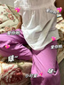 淘尼鼠女童休閑褲2025夏季薄款新款兒童百搭闊腿褲防蚊褲女寶寶寬松長褲 玫紅色 160 曬單實(shí)拍圖