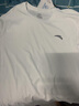 安踏（ANTA）t恤短袖男夏季冰絲寬松圓領跑步健身運動速干衣休閑涼感透氣男裝 A款純凈白【冰絲速干】 L 175 曬單實拍圖