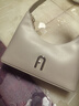 芙拉（FURLA）【七夕禮物】DIAMANTE牛皮迷你女士單肩鉆石包腋下包氣質(zhì)女包 小麥色 曬單實(shí)拍圖