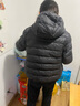 真維斯（JEANSWEST）羽絨服2025冬季連帽輕薄短款外套白鴨絨保暖舒適黑色S 曬單實(shí)拍圖