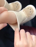 兔兔大文新生嬰兒鞋子秋冬季0-1歲學(xué)步鞋6-12個(gè)月男女寶寶棉鞋襪腳套軟底 小熊咖 內長(cháng)13cm（適合0-12個(gè)月） 曬單實(shí)拍圖