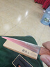 將公專(zhuān)業(yè)廚房雕刻刀主刀高速鋒鋼單面開(kāi)刃廚師食品蔬果雕花刀左右手水果拼盤(pán)刀具鋒利夠快配備刀盒磨刀石刀套 啡紅單面刃雕花主刀 曬單實(shí)拍圖