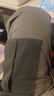 型曼 美系撞色大口袋拼接工裝褲男士寬松闊腿哈倫褲男青年百搭束腳休閑褲 軍綠色 L 曬單實拍圖