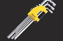 史丹利（STANLEY）STMT94160-8-23 9件套公制加長(cháng)內六角扳手家用六棱內六方L型 曬單實(shí)拍圖
