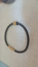 蕭柏米恩男款特粗半成品繩手鏈diy可穿3D硬金替換繩轉(zhuǎn)運(yùn)珠手繩可串珠金飾 【5mm特粗】黑色牛皮-半成品手繩 預(yù)留含扣全長(zhǎng)23cm 曬單實(shí)拍圖
