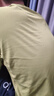 NOTHOMME休閑戶外魯?shù)婪蛭鼭袼俑?A抗菌跑步訓練運動長袖T恤男 芥末黃 XL 曬單實拍圖