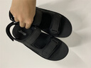 Jeep吉普皮涼鞋男鞋外穿真皮沙灘鞋男士運(yùn)動(dòng)涼拖鞋戶外徒步涉水鞋 黑色 41 曬單實(shí)拍圖