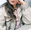 蕉內(nèi)（Bananain）【趙露思同款】氧氣5系女士沖鋒衣防風(fēng)短外套25秋冬新款洋氣女裝 【趙露思同款】鋁灰 L 曬單實拍圖