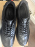 愛(ài)步（ECCO）運動(dòng)休閑鞋男真皮秋季男鞋潮鞋Aquet 207124 黑色 42 曬單實(shí)拍圖