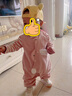 維諾亞2025春季嬰兒衣服可愛(ài)小兔背帶褲條紋T恤兩件套1-3歲寶寶套裝 主圖款 90 (身高80-90) 曬單實(shí)拍圖