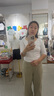 LOVER RUCCI法國白色中袖t恤女修身純棉五分袖內搭新款小衫洋氣打底衫上衣 圓 領(lǐng)中袖-白色 XL 108-118斤 曬單實(shí)拍圖