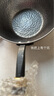 鏗鏘（KENGQ）章丘潑油小鍋熱油專(zhuān)用鍋長(cháng)柄燒油淋油鍋輔食小鐵鍋加深迷你煎蛋鍋 木柄平底款16CM  【帶蓋】 曬單實(shí)拍圖