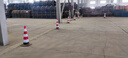 易方駕90路錐皮專用反光路錐套定制反光錐桶套貼膜雪糕筒反光套圓錐外套 紅白圓錐套高度71-80 曬單實(shí)拍圖