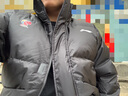 李寧CBA專(zhuān)業(yè)籃球防風(fēng)羽絨服男80%鴨絨短款外套AYMU387 曬單實(shí)拍圖
