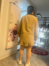 獨束大碼女裝復古甜酷巴恩風(fēng)時(shí)尚套裝2025春季新品外套半裙兩件套 燕麥卡其（半裙） L (尺碼：2) 曬單實(shí)拍圖