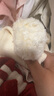 babylove寶寶圍脖秋冬交叉式保暖山羊絨圍巾護(hù)頸百搭嬰兒針織脖套 新月白 均碼 曬單實拍圖