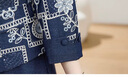 可蓓兒牛仔西服套裝裙女春季2025新款正式場(chǎng)合高端精致連衣裙兩件套3XL 曬單實(shí)拍圖