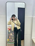 茯見奶黃色短款軟糯針織開衫女2025新款韓系小個(gè)子寬松毛衣外套女上衣 黃色 均碼 曬單實(shí)拍圖