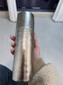 初僖堂高端純鈦保溫杯便攜燜泡茶杯新款雙層鈦杯高檔男女士節(jié)日送禮禮品 皓月銀420ml【禮盒包裝】 曬單實(shí)拍圖