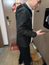 李寧沖鋒外套男秋冬新款戶(hù)外登山服休閑夾克男防風(fēng)防潑水加絨運動(dòng)風(fēng)衣 黑色-連帽風(fēng)衣【防風(fēng)防潑水】 M /170 (105-125斤) 曬單實(shí)拍圖