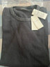 ABERCROMBIE & FITCH男裝25春季美式復古舒適百搭寬松華夫格圓領長袖T恤KI124-4532 黑色 L (180/108A) 曬單實拍圖