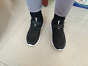 特步兒童運動(dòng)鞋男女童大小童跑步鞋四季款軟底跑鞋運動(dòng)鞋 黑/新白色【密網(wǎng)款】 39 曬單實(shí)拍圖