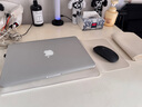 晴熙筆記本電腦內膽包蘋(píng)果MacBookair13保護套華為MatebookD14寸男女 皎月米+收納包(可當支架+鼠標墊) 適配12-13-13.3英寸電腦 曬單實(shí)拍圖