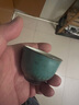 兮元記 創(chuàng  )意孔雀綠功夫茶杯陶瓷品茗杯建盞茶杯單個(gè)單杯杯子主人杯 孔雀綠-高腳杯 曬單實(shí)拍圖