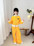 兜兜王國女童運動套裝春秋2025新款又酷又颯的女童裝時髦洋氣春裝兒童衣服 黃色 120 曬單實拍圖