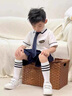 G.DUCKKIDS幼兒園園服夏裝英倫學(xué)院風(fēng)兒童校服套裝小學(xué)生班服夏季畢業(yè)照服裝 男童套裝+勛章領(lǐng)結(jié) 100 建議身高90-100cm年齡3-4歲 曬單實(shí)拍圖