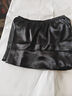 妙奕嘉安全褲防走光配裙子白色黑色打底褲女薄款夏季外穿冰絲短褲保險褲 冰絲荷葉邊安全褲【黑色】 均碼 【建議90-130斤】 曬單實(shí)拍圖