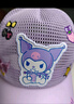 凱蒂貓（hellokitty）庫洛米兒童帽子棒球帽女童遮陽防曬夏天女孩速干太陽帽寶寶鴨舌帽 【庫洛米】七彩小辮子-紫色 曬單實(shí)拍圖