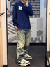 NFL超級(jí)碗男鞋夏季透氣休閑板鞋情侶款厚底增高鞋子男女潮鞋 白藍(lán) 42 曬單實(shí)拍圖