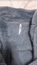 紅豆居家睡衣男秋冬季法蘭絨男士家居服拉鏈款休閑套裝可外穿 晴山藍185 曬單實(shí)拍圖