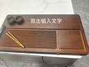臣適茶盤實木家用電木新款干泡小茶臺托盤整塊辦公室功夫茶具排水茶海 黃花梨色【品益60*32】+六重禮 曬單實拍圖