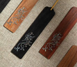 張小鳳書(shū)簽中國(guó)風(fēng)古風(fēng)創(chuàng)意生日禮物 毛筆文房四寶書(shū)房擺件紫光檀小葉紫檀木質(zhì)書(shū)簽 鳳之靈四片裝禮盒裝 曬單實(shí)拍圖