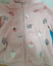 戴維貝拉（DAVE＆BELLA）童裝男童外套女童搖粒絨上衣兒童衣服秋裝夾克寶寶外衣2025新款 花朵印花 90 cm（建議身高80-90cm） 曬單實拍圖