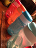特百惠（Tupperware）纖巧玲瓏瓶 310ml小巧依可瓶 氣密液密防漏水杯便攜塑料杯 纖巧玲瓏杯-四件套 310ml 曬單實(shí)拍圖