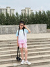 NICKYBABY兒童運(yùn)動(dòng)夏季薄款T恤透氣速干服女童短袖漸變t夏裝2025新款打底衫 18837漸變粉色【運(yùn)動(dòng)速干短袖】 170 cm 曬單實(shí)拍圖
