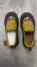 快樂(lè )瑪麗（J&M）樂(lè )福鞋女鞋2025秋季新款厚底一腳蹬懶人休閑鞋印花松糕板鞋單鞋女 黃色 36 230mm 曬單實(shí)拍圖