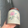 四方亭汝窯茶葉罐精致茶罐小號(hào)陶瓷精品高檔隨身罐子密封罐紅茶 400ml 天香牡丹茶葉罐-春華 曬單實(shí)拍圖