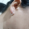 s925純銀素圈耳環(huán)圈圈養(yǎng)耳洞耳圈氣質(zhì)耳扣耳骨圈簡約銀耳飾高級(jí)感 【外徑15mm】純銀素圈耳圈一對(duì) 曬單實(shí)拍圖