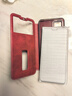 豪丫 vivoS7手機殼翻蓋V2020A/CA鏡頭全包隱藏磁吸扣硅膠防摔全包保護開(kāi)窗仿真皮套男女款 vivo S7-紅灰配鋼化膜 曬單實(shí)拍圖