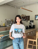 Teenie Weenie小熊夏季棉美式復古寬松灰色短袖T恤學院風上衣 淺灰色 S 曬單實拍圖