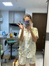 JIOESC夏季睡衣女短袖短褲三件套春秋薄款可愛(ài)帕恰狗長(zhǎng)褲外穿學(xué)生家居服 星星狗【三件套】 M 【80-100】 曬單實(shí)拍圖